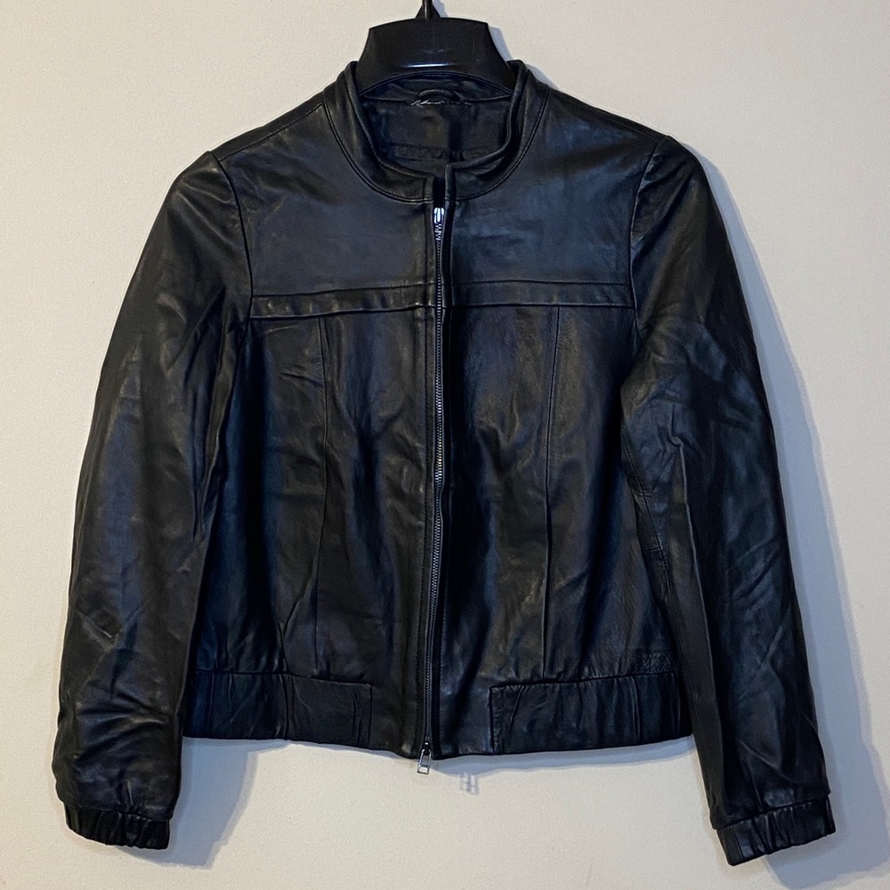 Unbranded Leather Classic Black Women's Jacket Size S/M